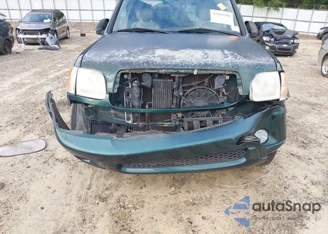 2002 Toyota Sequoia Limited V8 из США, поврежденный, VIN 5TDBT48A52S115956